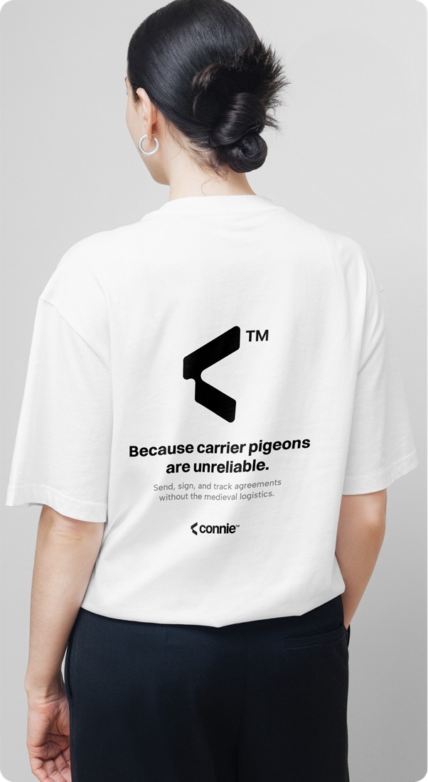 Connie — branded t-shirt