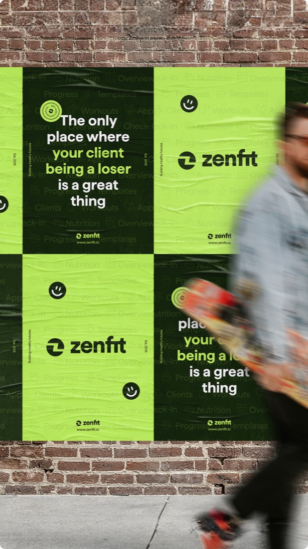Zenfit — poster wall
